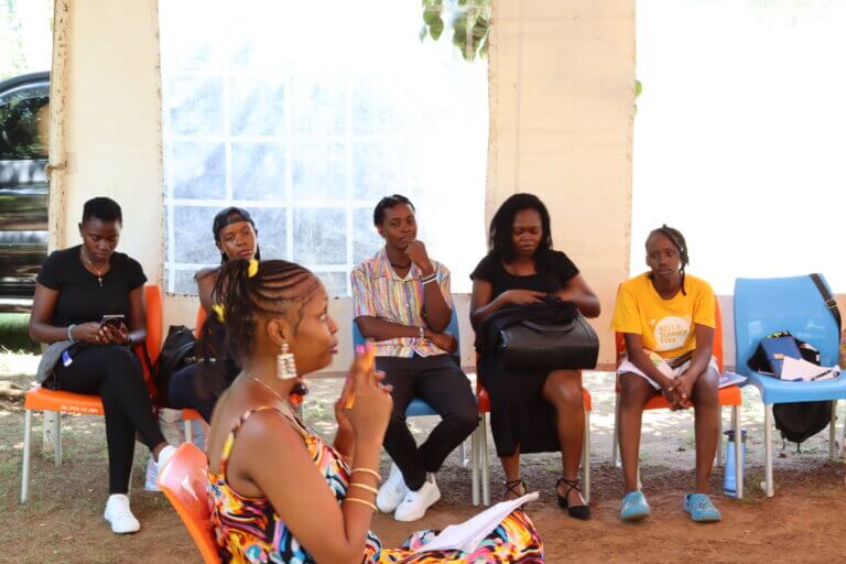 Abortion and the law training session with our participants,